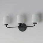 Maxim Lighting 12693WTBK Black Durham-bath Vanity Image 2