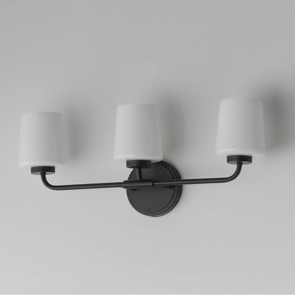 Maxim Lighting 12693WTBK Black Durham-bath Vanity Image 2