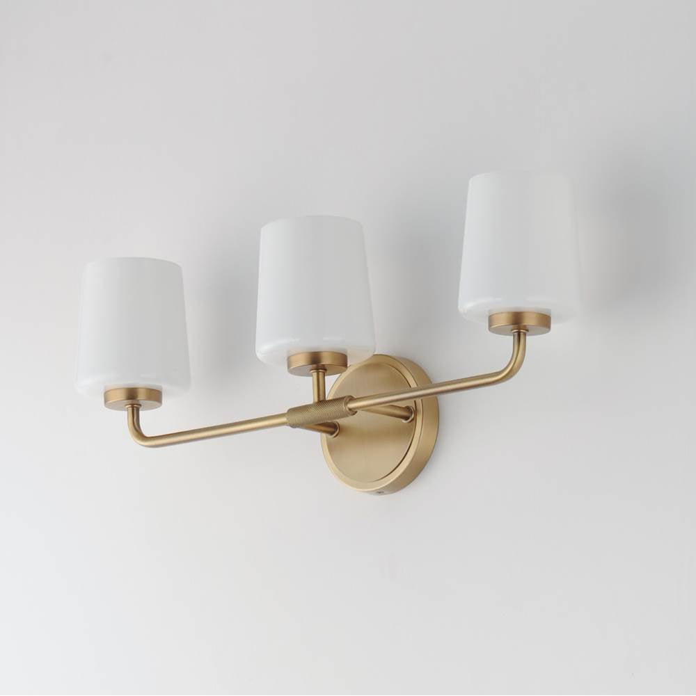Maxim Lighting 12693WTNAB Natural Aged Brass Durham-bath Vanity Image 2