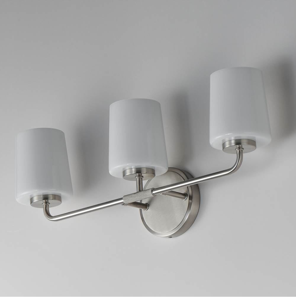 Maxim Lighting 12693WTSN Satin Nickel Durham 3-light Bath Vanity Image 2