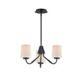 Maxim Lighting 12695WTBK Black Durham-mini Chandelier Image 1