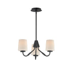 Maxim Lighting 12695WTBK Black Durham-mini Chandelier Image 1
