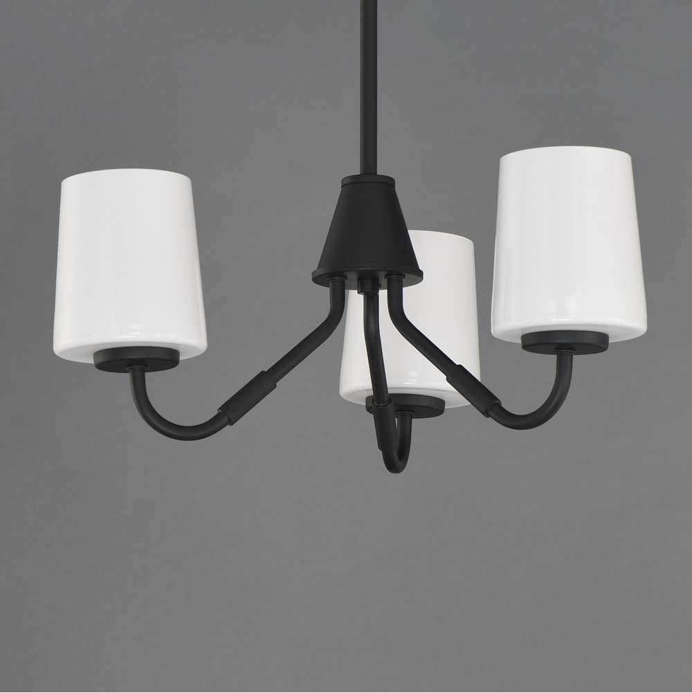 Maxim Lighting 12695WTBK Black Durham-mini Chandelier Image 2