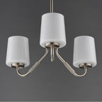 Maxim Lighting 12695WTSN Satin Nickel Durham 3-light Chandelier Image 3