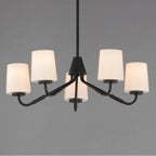 Maxim Lighting 12696WTBK Black Durham-single-tier Chandelier Image 3