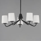 Maxim Lighting 12696WTBK Black Durham-single-tier Chandelier Image 2