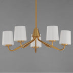 Maxim Lighting 12696WTNAB Natural Aged Brass Durham-single-tier Chandelier Image 2