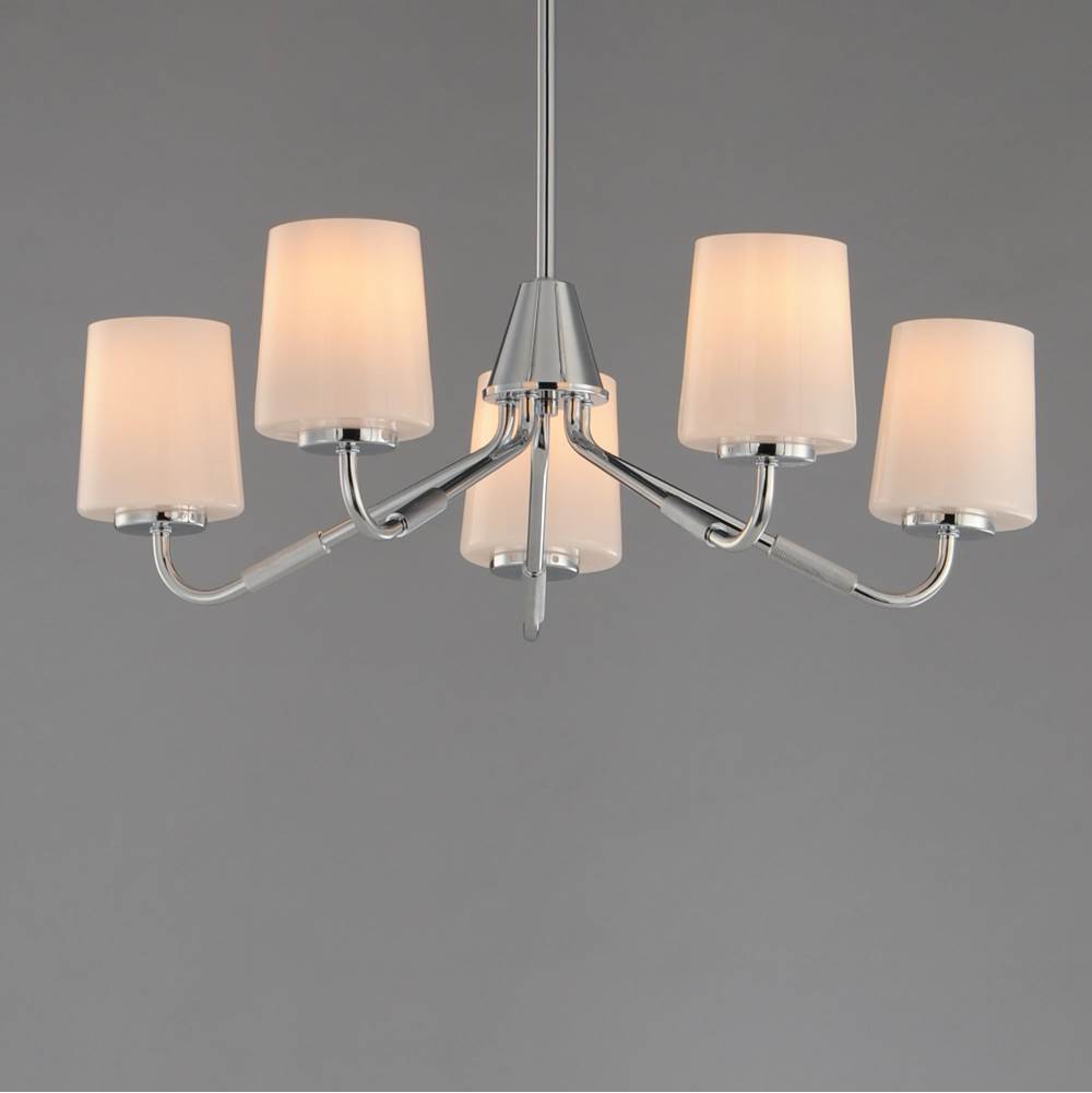 Maxim Lighting 12696WTPC Polished Chrome Durham-single-tier Chandelier Image 3