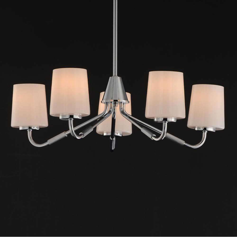 Maxim Lighting 12696WTPC Polished Chrome Durham-single-tier Chandelier Image 2