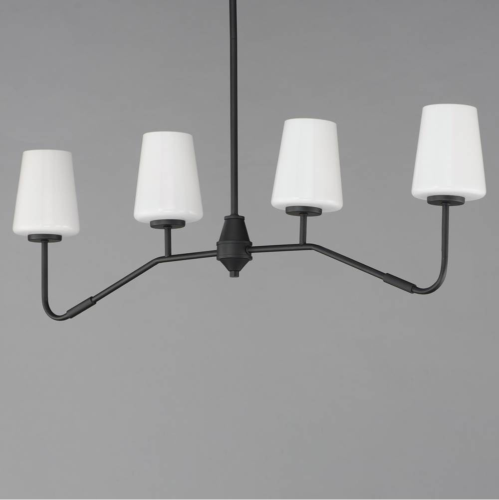 Maxim Lighting 12697WTBK Black Durham-linear Pendant Image 2