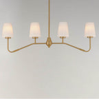 Maxim Lighting 12697WTNAB Natural Aged Brass Durham-linear Pendant Image 3