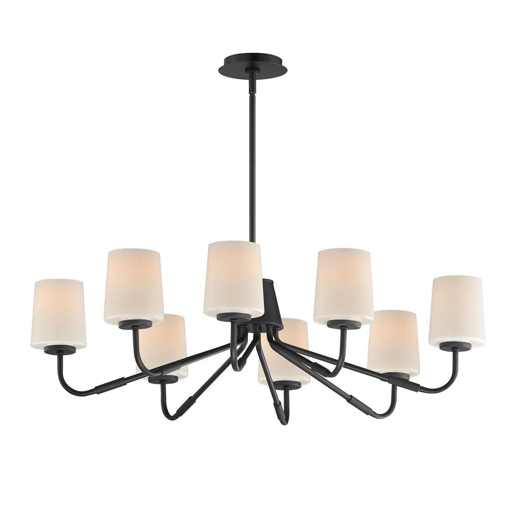 Maxim Lighting 12698WTBK Black Durham-chandelier Image 1