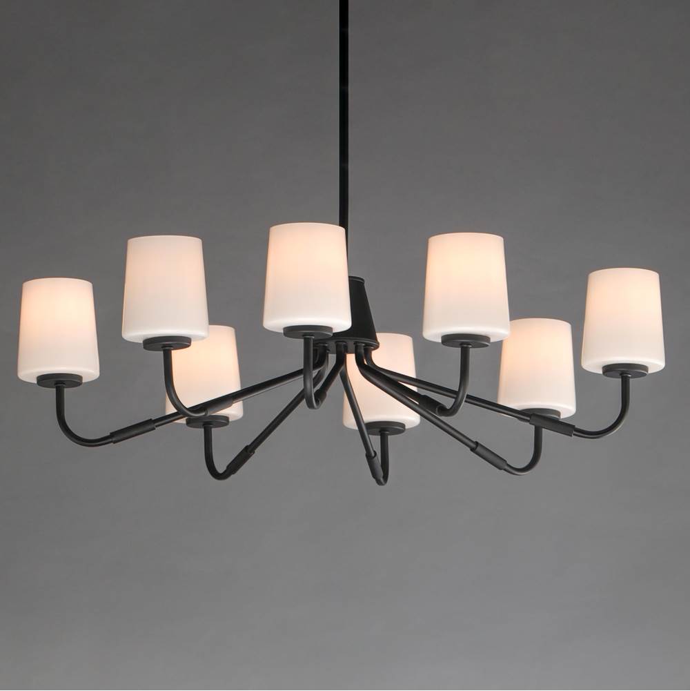 Maxim Lighting 12698WTBK Black Durham-chandelier Image 3