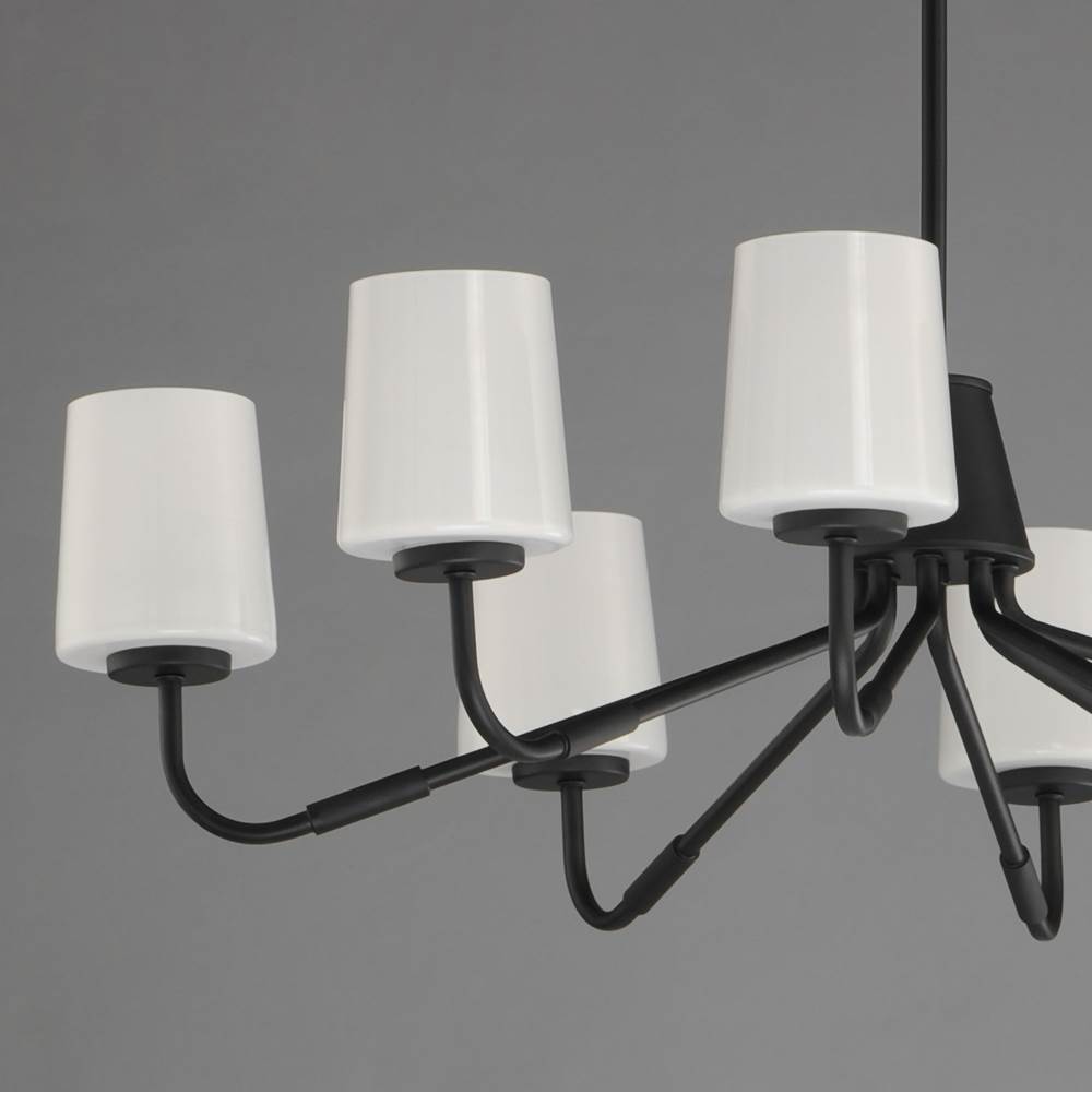 Maxim Lighting 12698WTBK Black Durham-chandelier Image 2