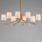 Maxim Lighting 12698WTNAB Natural Aged Brass Durham-chandelier Image 3