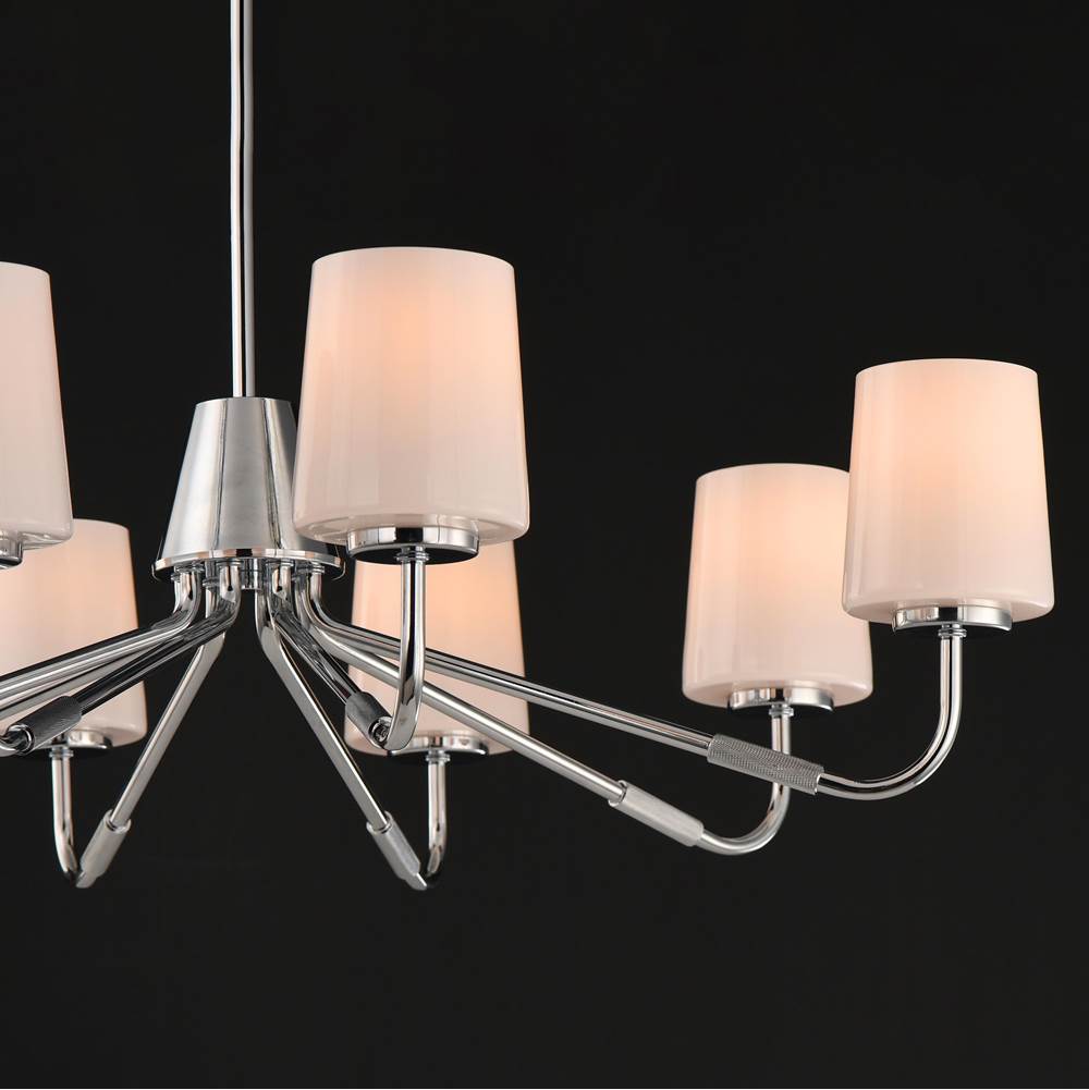 Maxim Lighting 12698WTPC Polished Chrome Durham-chandelier Image 2