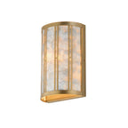 Maxim Lighting 12800CZNAB Capiz,Natural Aged Brass Miramar 1-light Wall Sconce Image 1