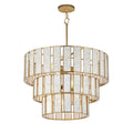 Maxim Lighting 12808CZNAB Capiz,Natural Aged Brass Miramar 7-light Chandelier Image 1