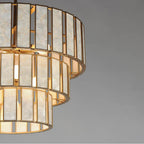 Maxim Lighting 12808CZNAB Capiz,Natural Aged Brass Miramar 7-light Chandelier Image 3