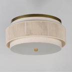 Maxim Lighting 12810OFNAB Natural Aged Brass Seacliff-flush Mount Image 2