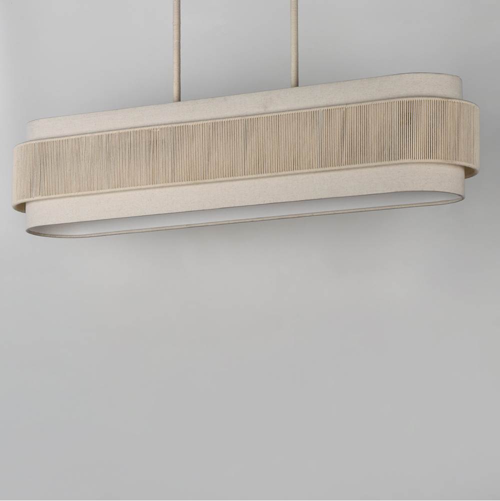 Maxim Lighting 12815OFNAB Natural Aged Brass Seacliff-linear Pendant Image 2