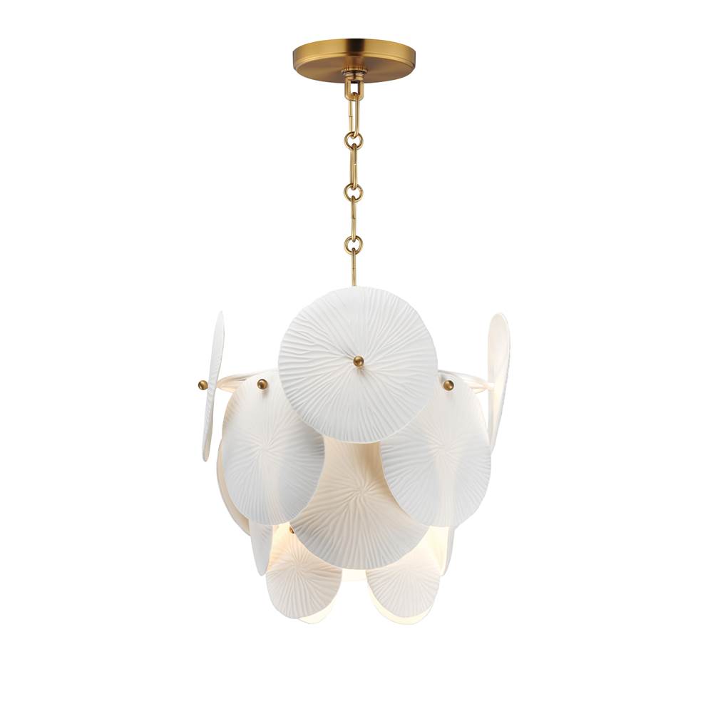 Maxim Lighting 12821WTNAB Natural Aged Brass Isla 1-light Pendant Image 1