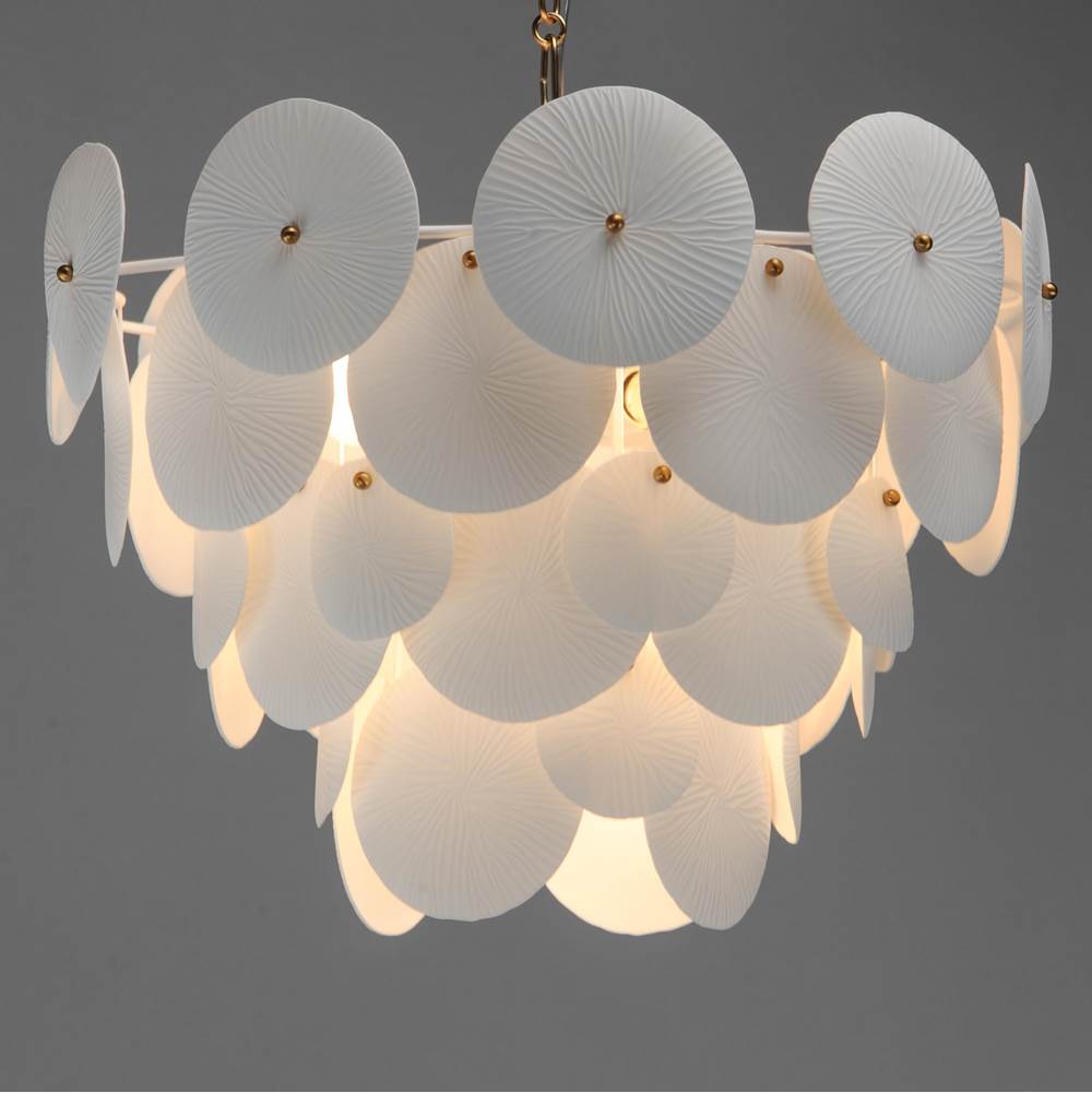 Maxim Lighting 12825WTNAB Natural Aged Brass Isla-chandelier Image 3