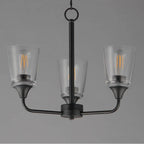 Maxim Lighting 12873CLBK Black Hudson 3-light Chandelier Image 3