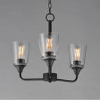 Maxim Lighting 12873CLBK Black Hudson 3-light Chandelier Image 2