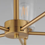 Maxim Lighting 12875CLNAB Natural Aged Brass Hudson 5-light Chandelier Image 2