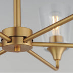 Maxim Lighting 12876CLNAB Natural Aged Brass Hudson 6-light Chandelier Image 2