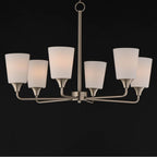 Maxim Lighting 12876SWSN Satin Nickel Hudson 6-light Chandelier Image 3