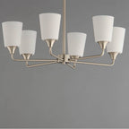 Maxim Lighting 12876SWSN Satin Nickel Hudson 6-light Chandelier Image 2