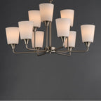 Maxim Lighting 12879SWSN Satin Nickel Hudson 9-light Chandelier Image 3