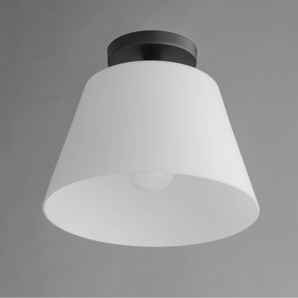 Maxim Lighting 12880SWBK Black Hudson 1-light Semi-flush Mount/pendant Image 2