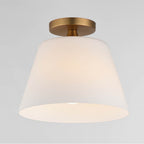Maxim Lighting 12880SWNAB Natural Aged Brass Hudson 1-light Semi-flush Mount/pendant Image 3