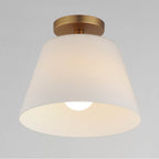 Maxim Lighting 12880SWNAB Natural Aged Brass Hudson 1-light Semi-flush Mount/pendant Image 2