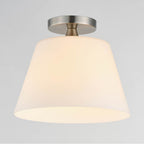 Maxim Lighting 12880SWSN Satin Nickel Hudson 1-light Semi-flush Mount/pendant Image 3