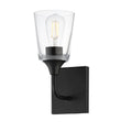 Maxim Lighting 12881CLBK Black Hudson 1-light Sconce Image 1
