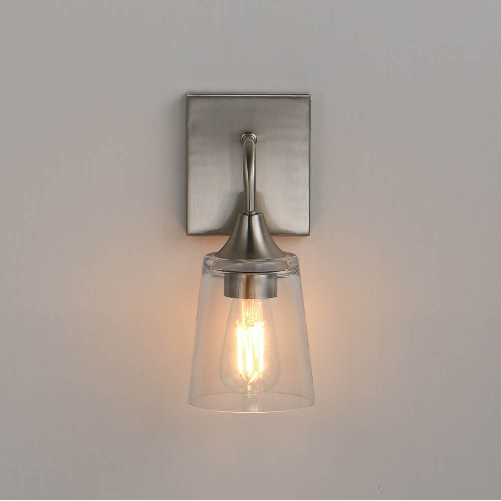 Maxim Lighting 12881CLSN Satin Nickel Hudson 1-light Sconce Image 3