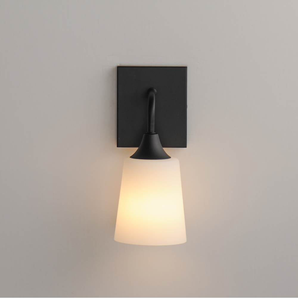 Maxim Lighting 12881SWBK Black Hudson 1-light Sconce Image 3