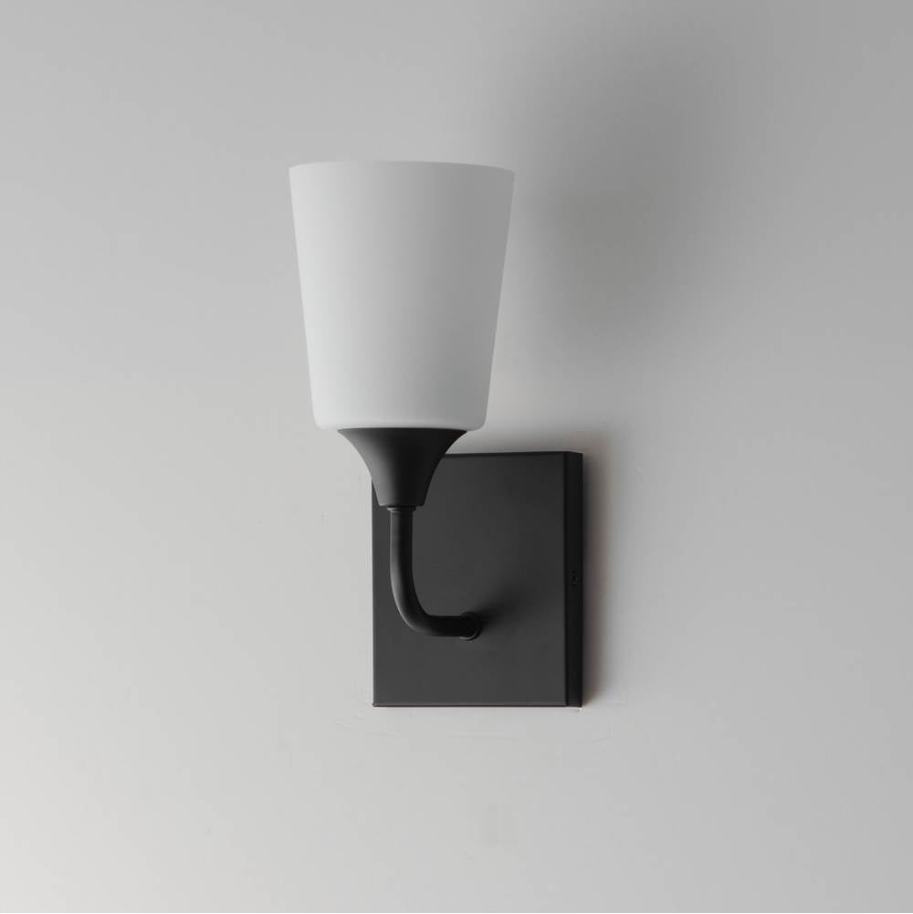 Maxim Lighting 12881SWBK Black Hudson 1-light Sconce Image 2