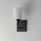 Maxim Lighting 12881SWBK Black Hudson 1-light Sconce Image 2