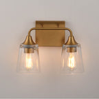Maxim Lighting 12882CLNAB Natural Aged Brass Hudson 2-light Bath Vanity Image 3