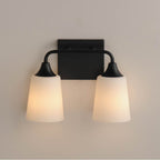 Maxim Lighting 12882SWBK Black Hudson 2-light Bath Vanity Image 3