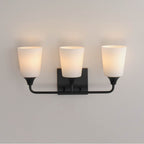 Maxim Lighting 12883SWBK Black Hudson 3-light Bath Vanity Image 3