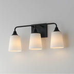Maxim Lighting 12883SWBK Black Hudson 3-light Bath Vanity Image 2