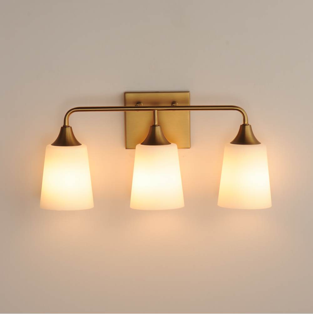 Maxim Lighting 12883SWNAB Natural Aged Brass Hudson 3-light Bath Vanity Image 3