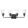Maxim Lighting 12884CLBK Black Hudson 4-light Bath Vanity Image 1