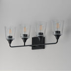 Maxim Lighting 12884CLBK Black Hudson 4-light Bath Vanity Image 2